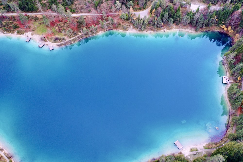 aerial view of body of water during daytime