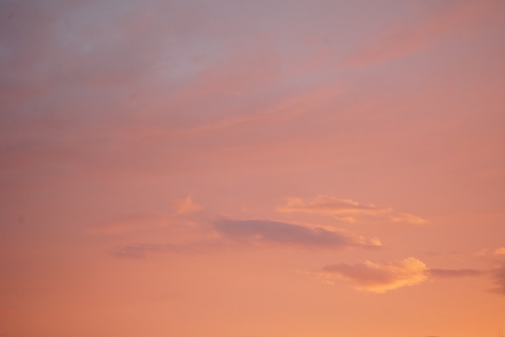 orange and gray clouds during sunset