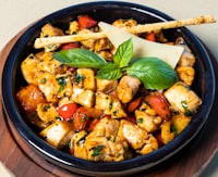 Hibachi rice bowl with vegetables
