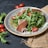 vegetable salad on white ceramic bowl