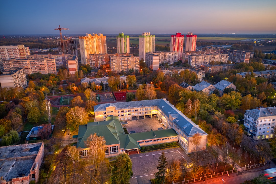 aerial view of city buildings during daytime