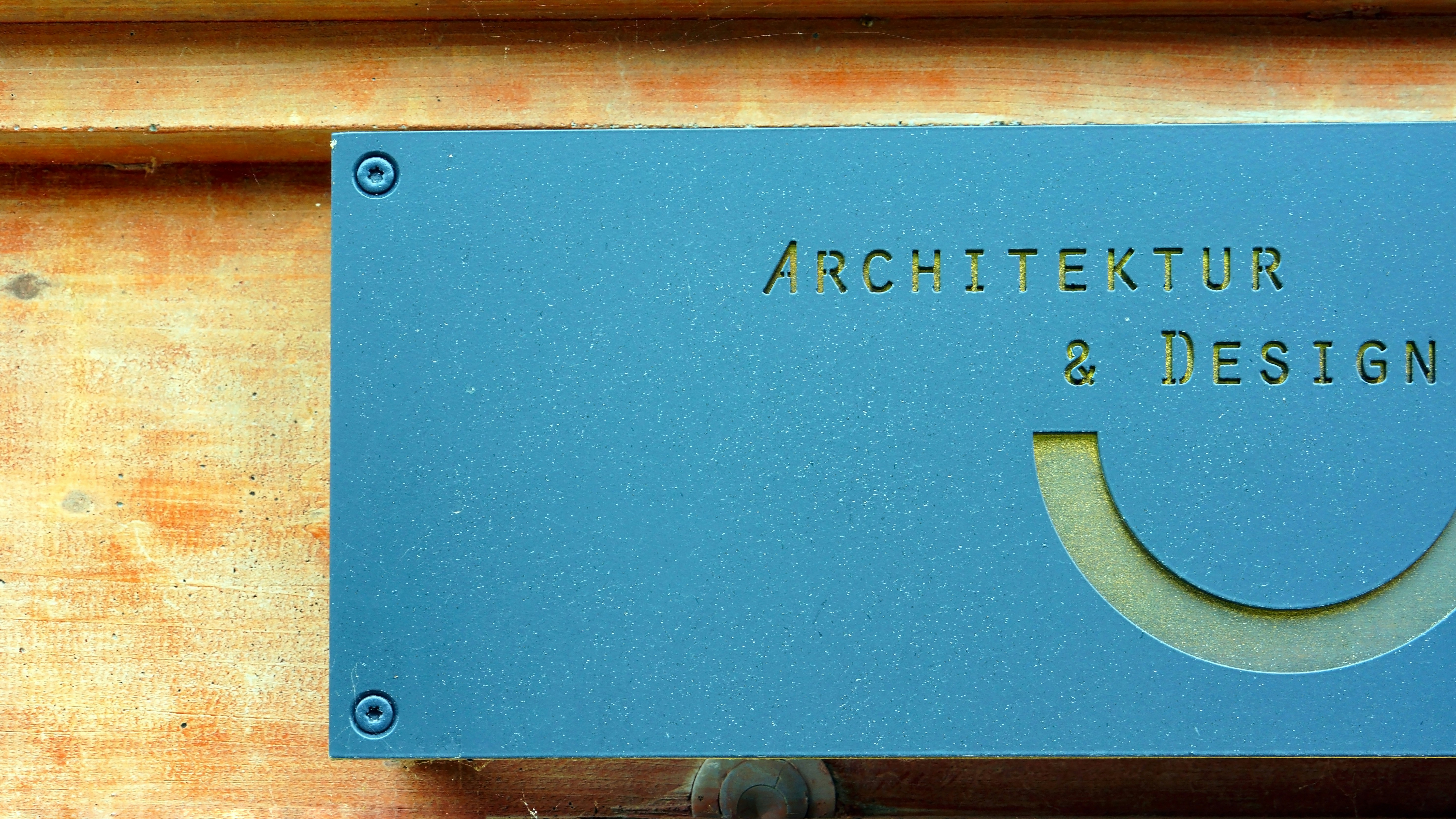 blue and white wooden board