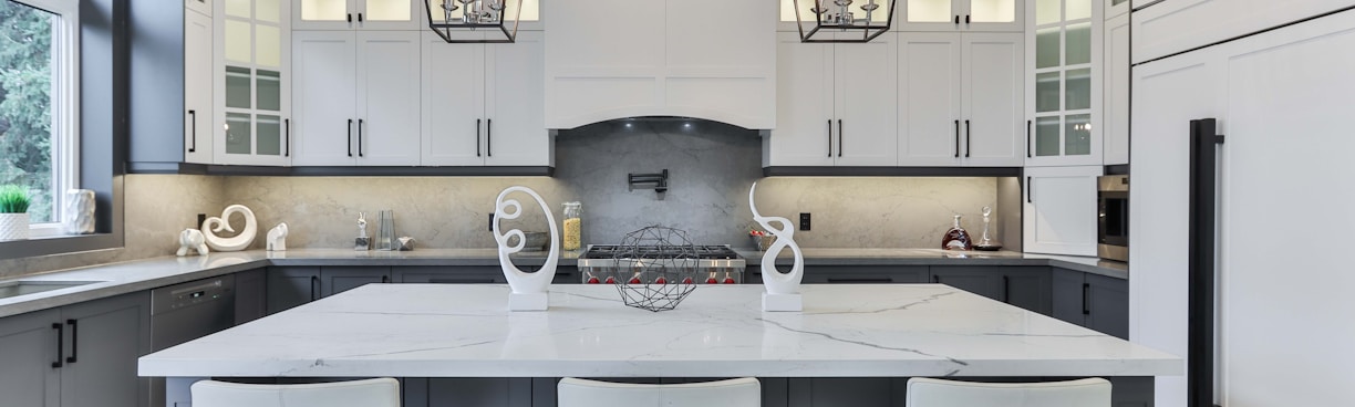 white and silver kitchen sink