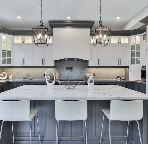 white and silver kitchen sink