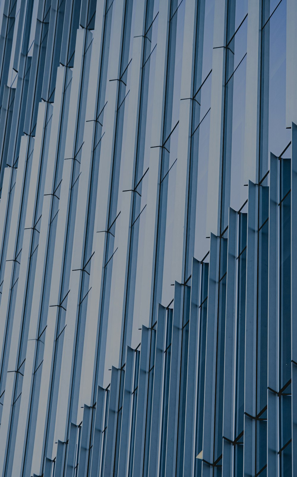 white and blue concrete building