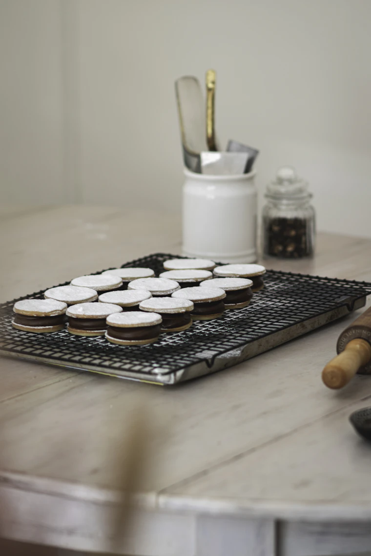 Alfajores de chocolate