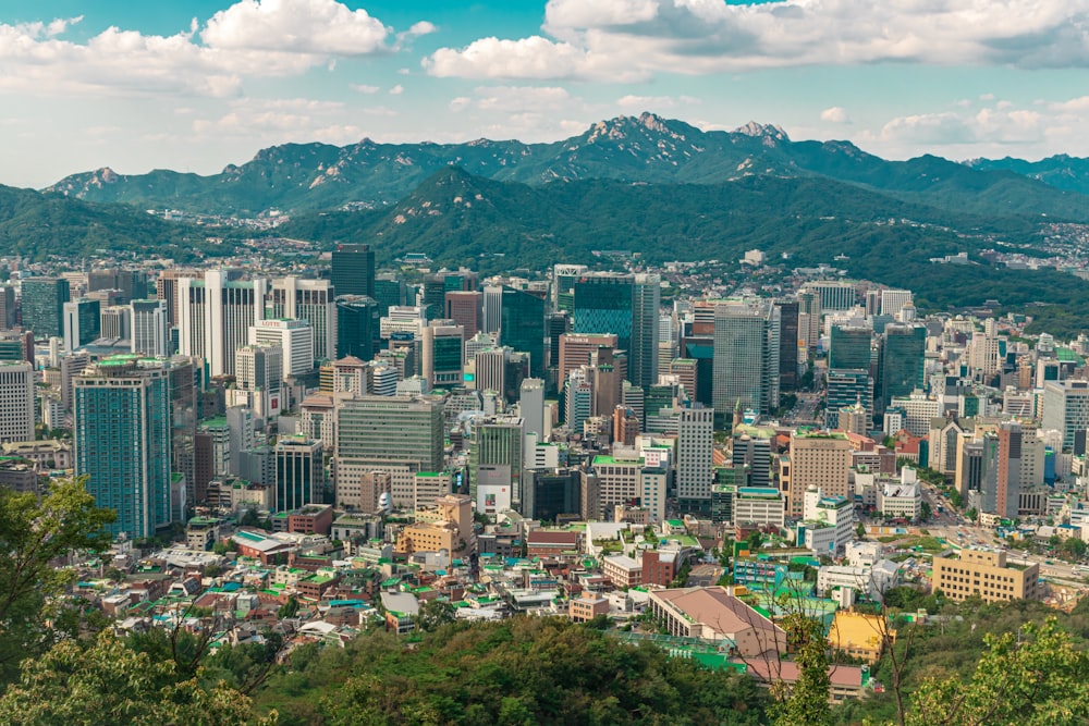 aerial view of city buildings during daytime