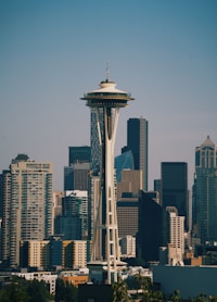 city skyline under gray sky during daytime