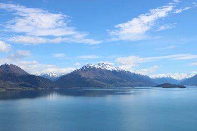A picturesque view of a tranquil lake.