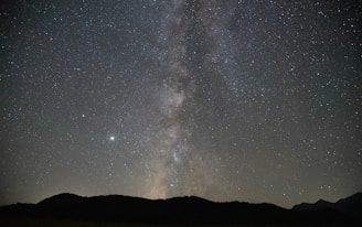 A breathtaking view of the Milky Way galaxy stretching across a starry night sky.