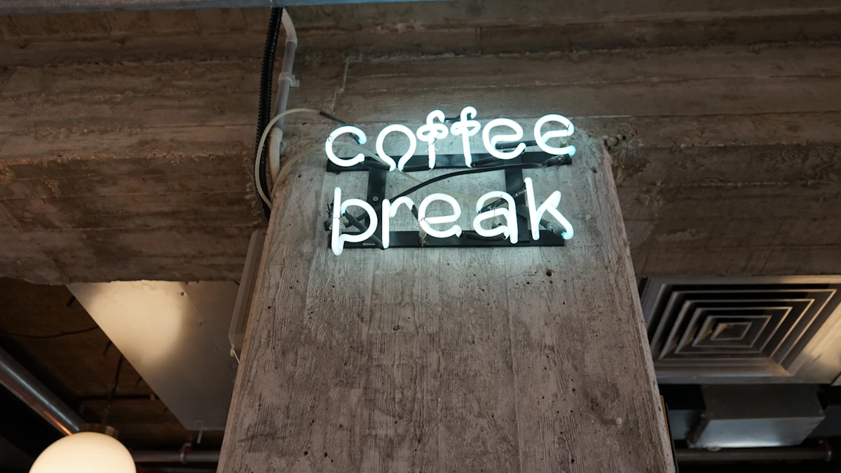 Tea and coffee break spread
