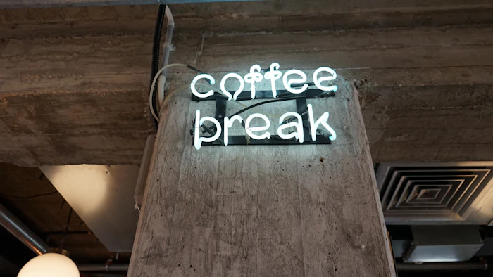 Coffee break spread