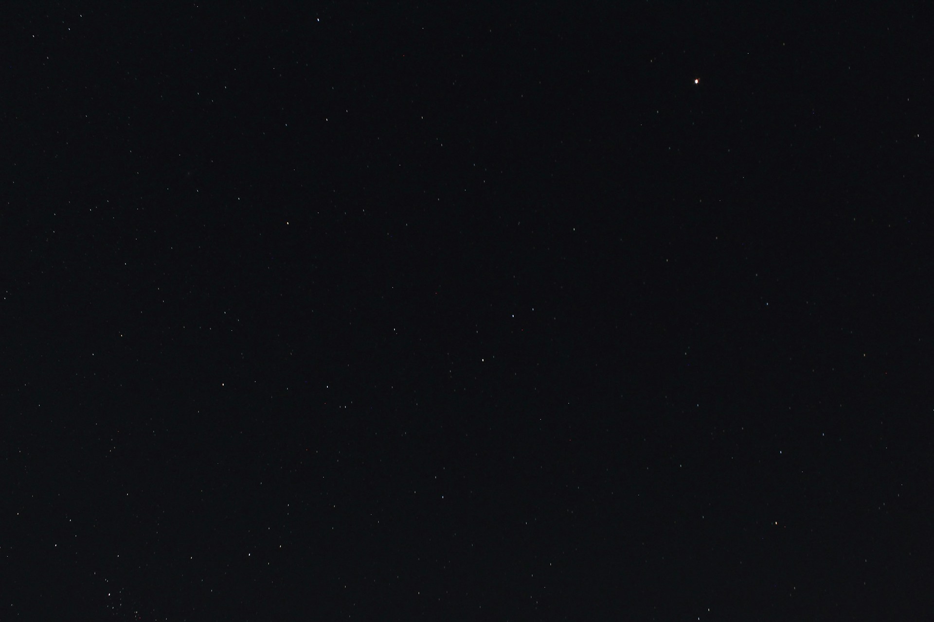 black and white stars in the sky