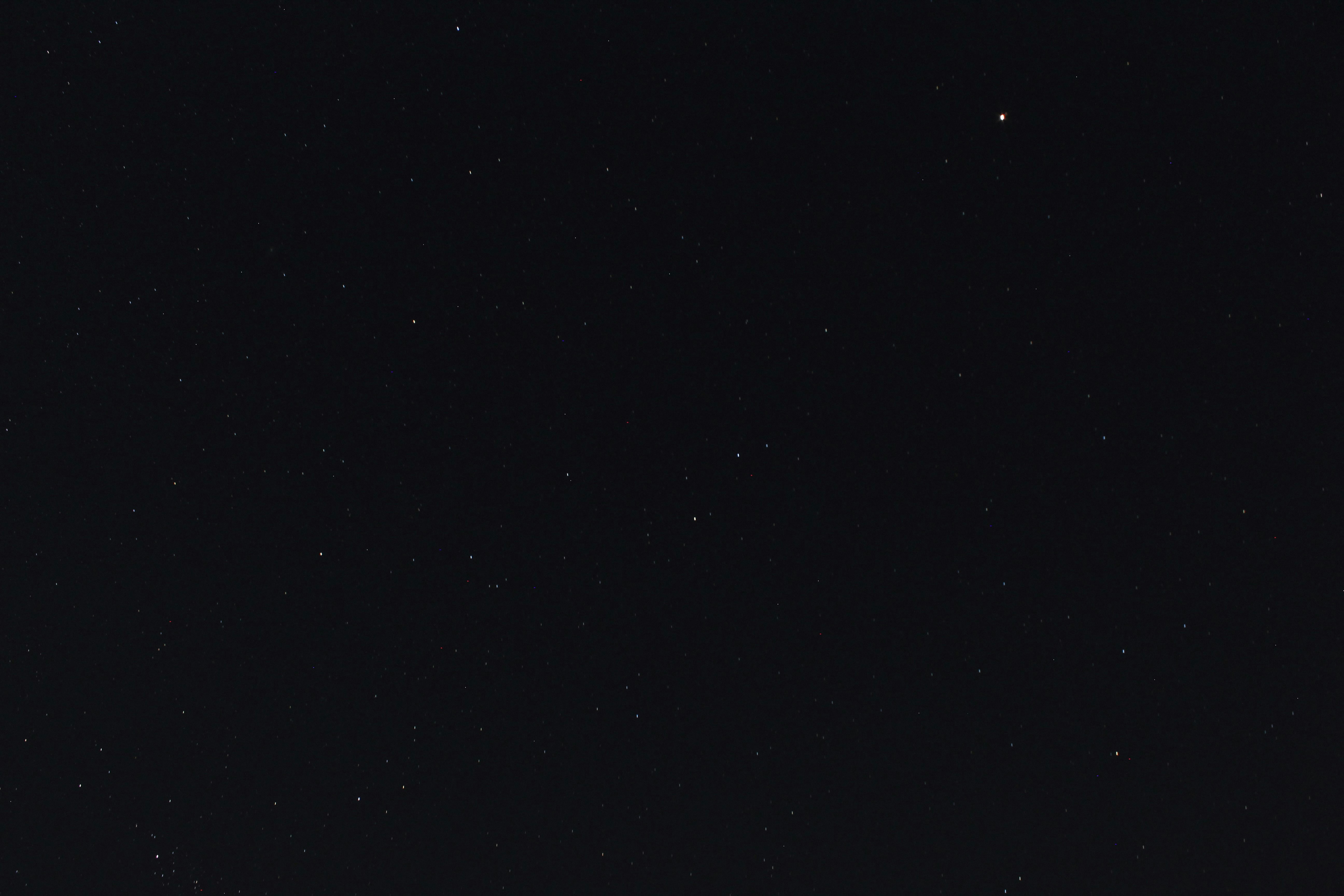 black and white stars in the sky