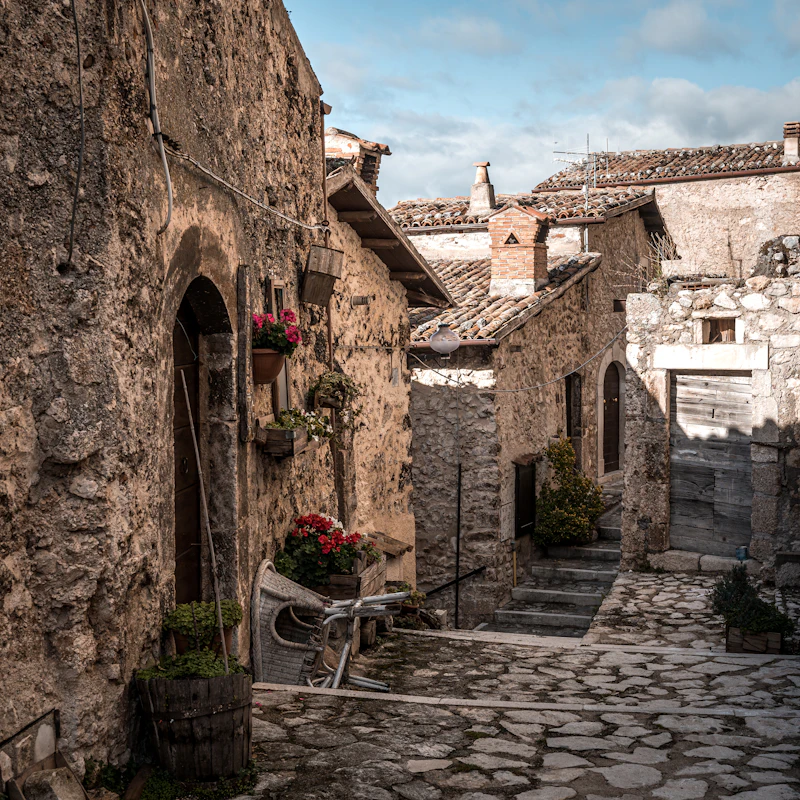 Village life in an Abruzzo town