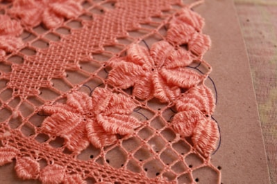 A beautiful crochet item showcasing intricate patterns.