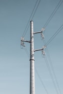 a pole with a bunch of wires attached to it