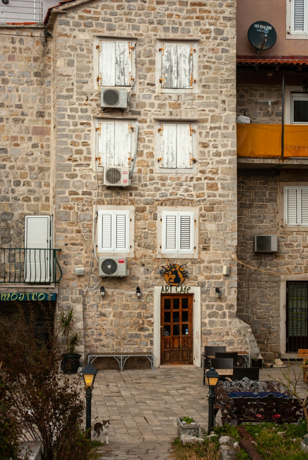 white and brown concrete building