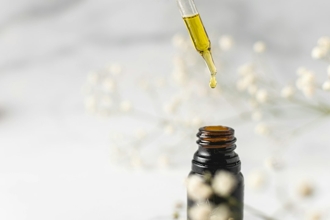 cuticle oil dropper closeup