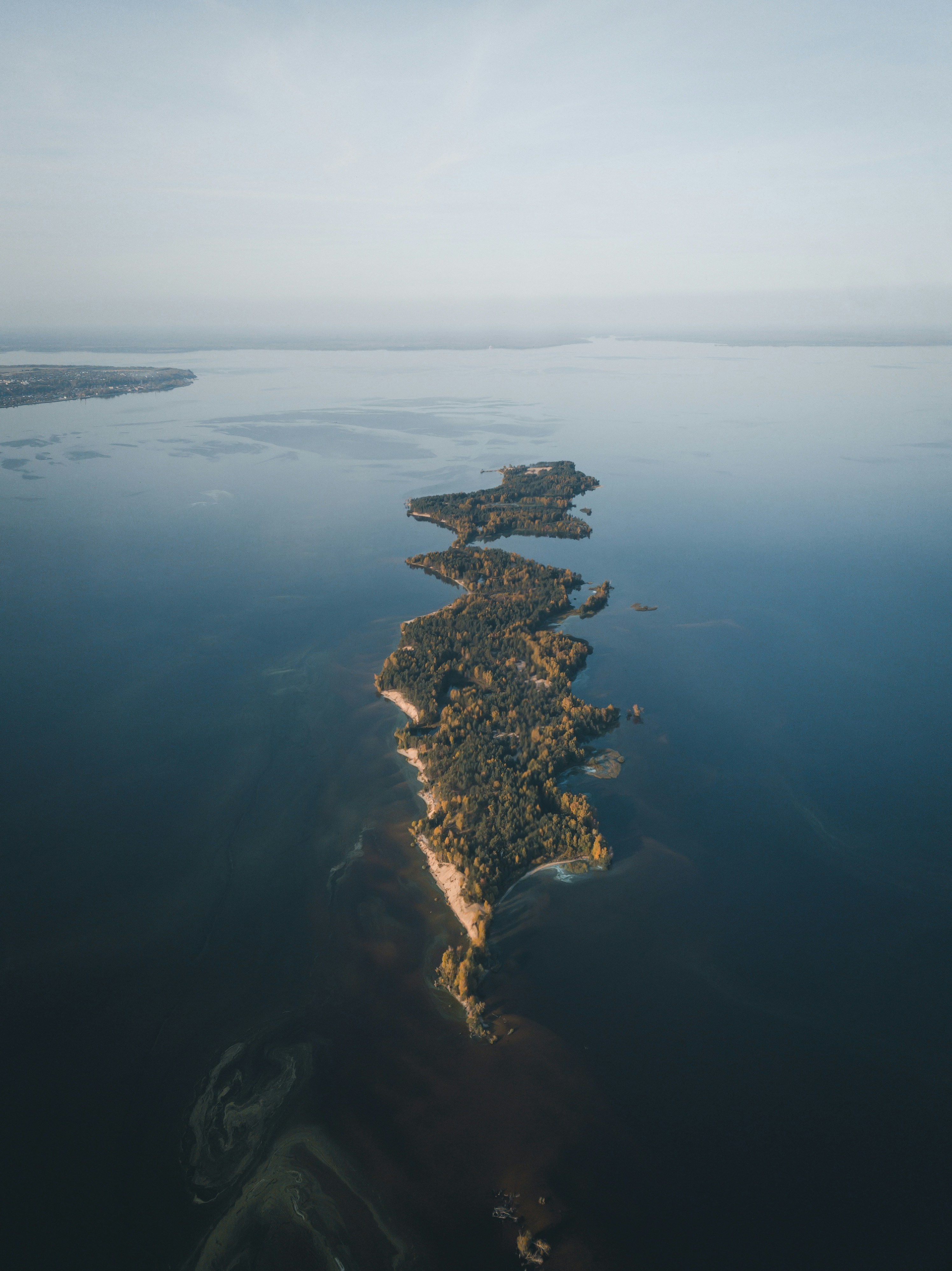 aerial view of island during daytime