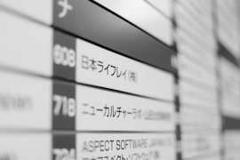 black and white calendar on wall