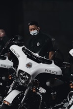 Newly acquired police equipment displayed in Aurora Police Foundation headquarters.