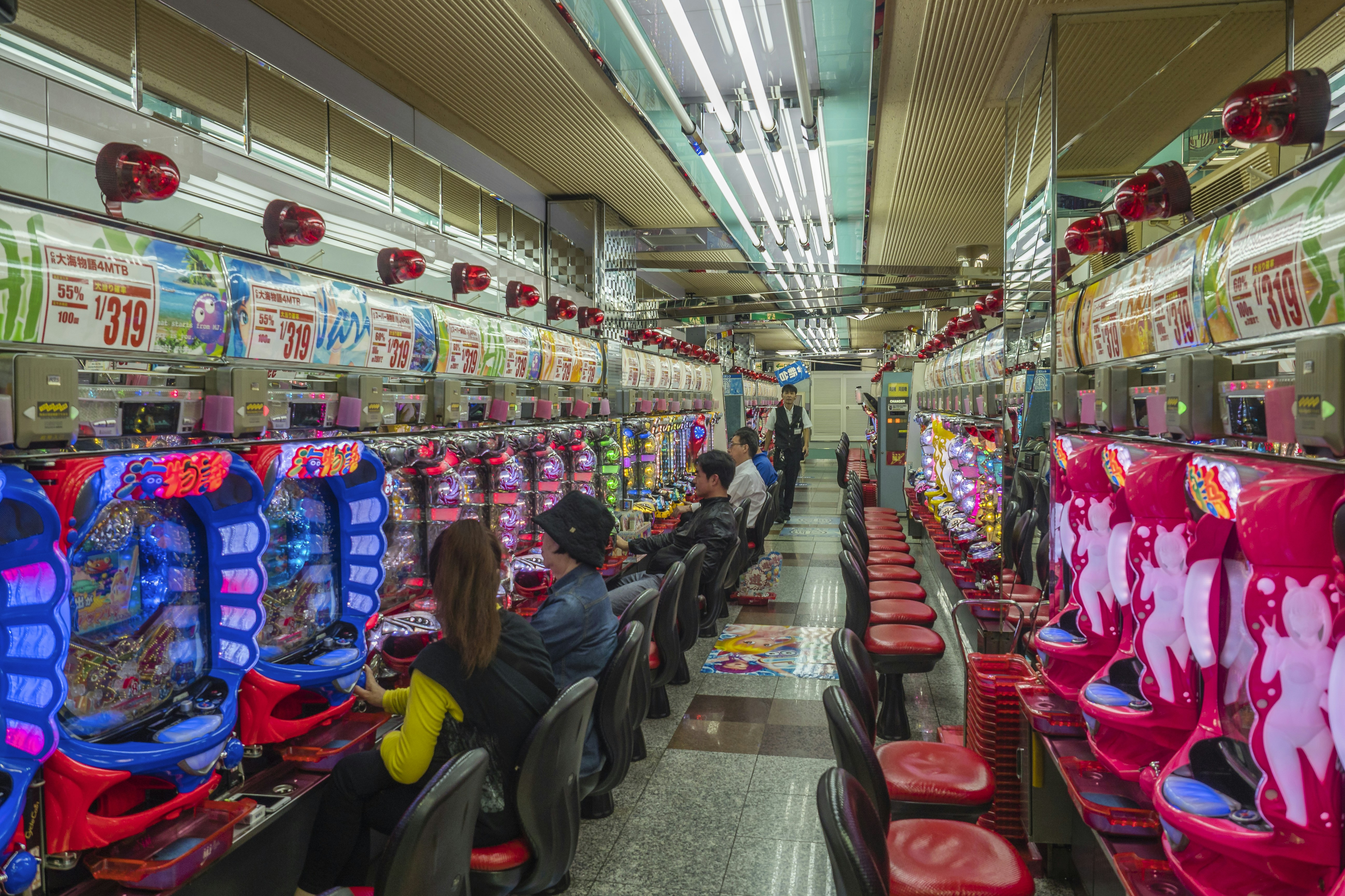 Gambling hall in Fukuoka, Japan