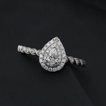 A stunning lab-grown diamond ring showcasing modern elegance.