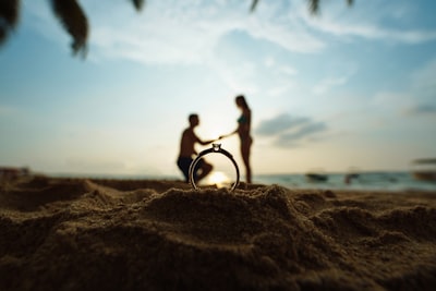 man riding bicycle on brown sand during daytime brilliant google meet background