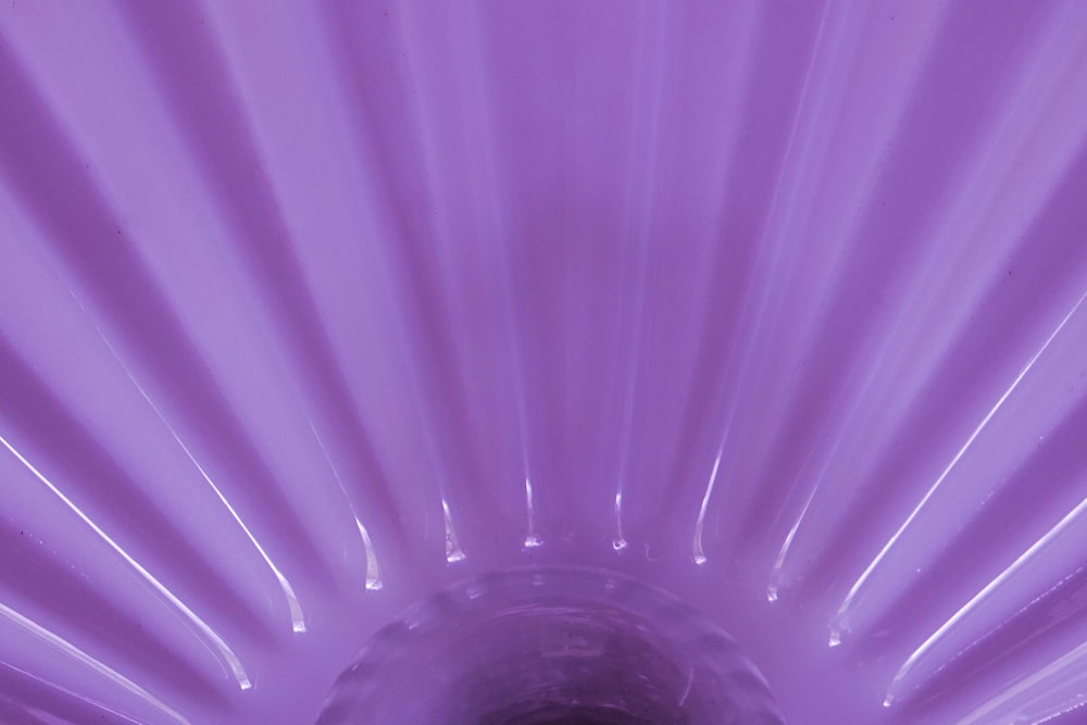 purple plastic container on brown wooden table