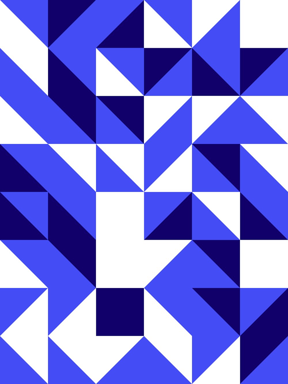 padrão quadriculado azul e branco