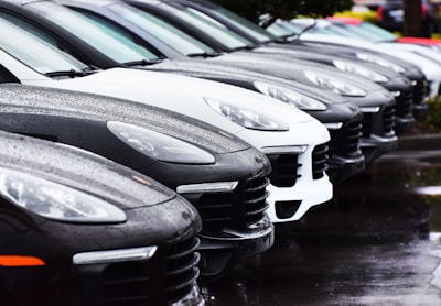 black car tire on black floor