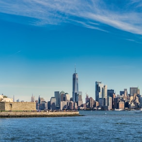 city skyline across body of water during daytime