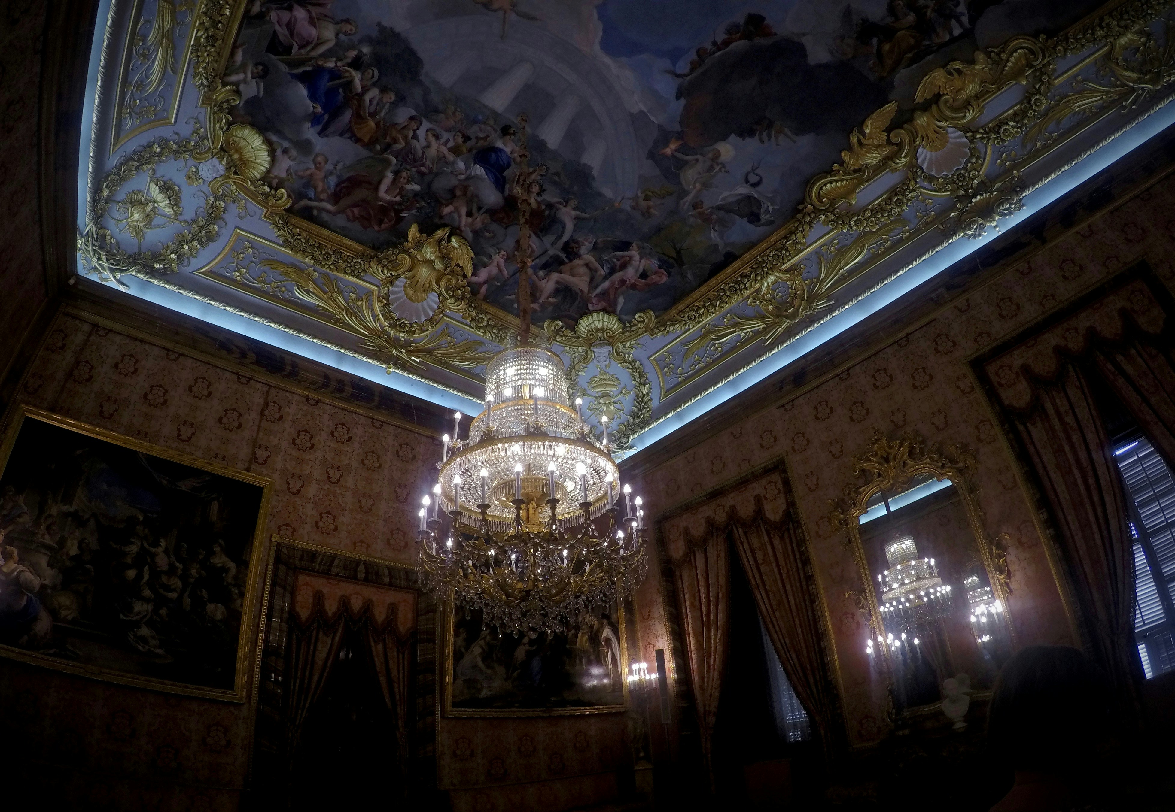 Inside a palace. Most of this gold came from the Conolies at the time.