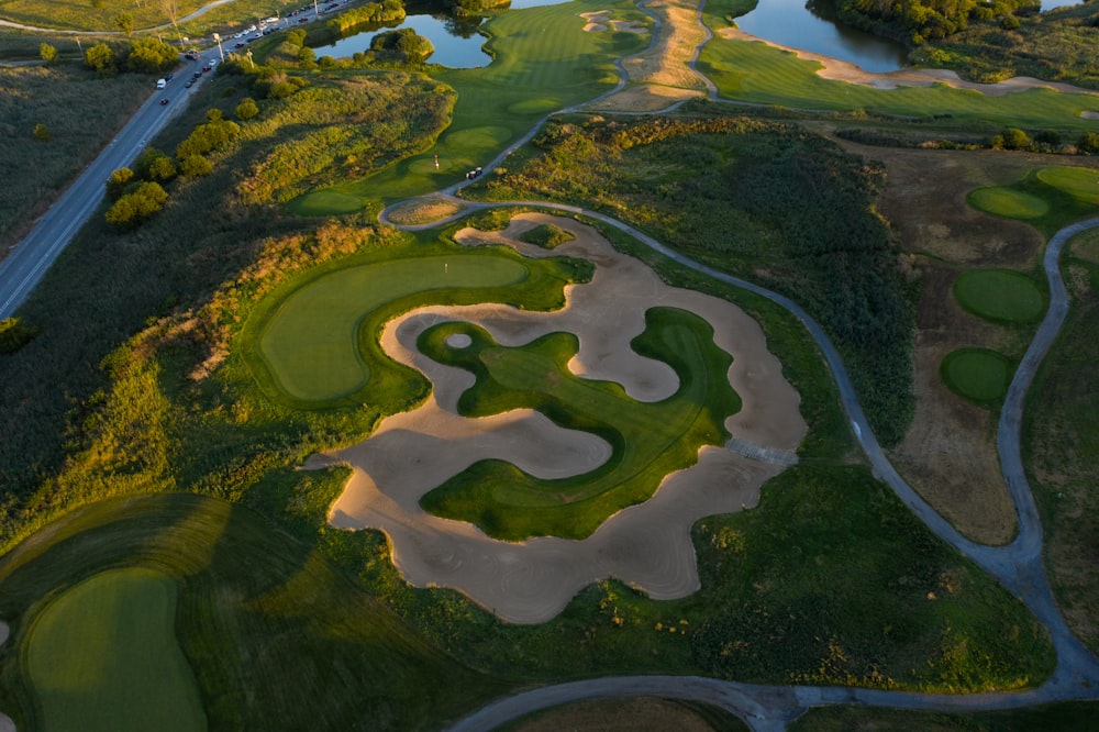 Veduta aerea del Lago Verde