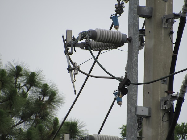 Close-up of advanced communication equipment installed by Power Service team