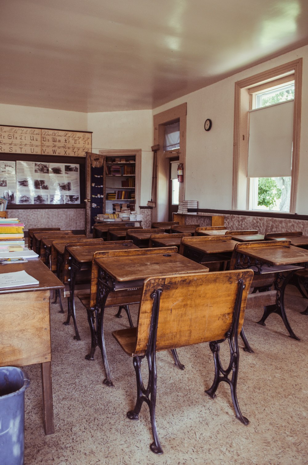 brown wooden table and chairs