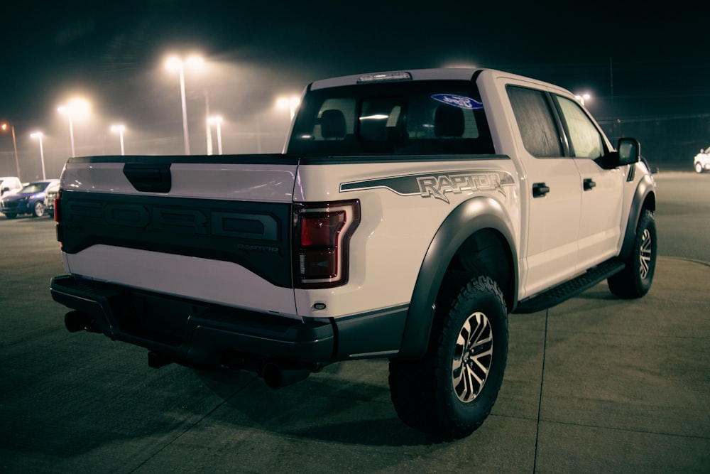 white chevrolet crew cab pickup truck