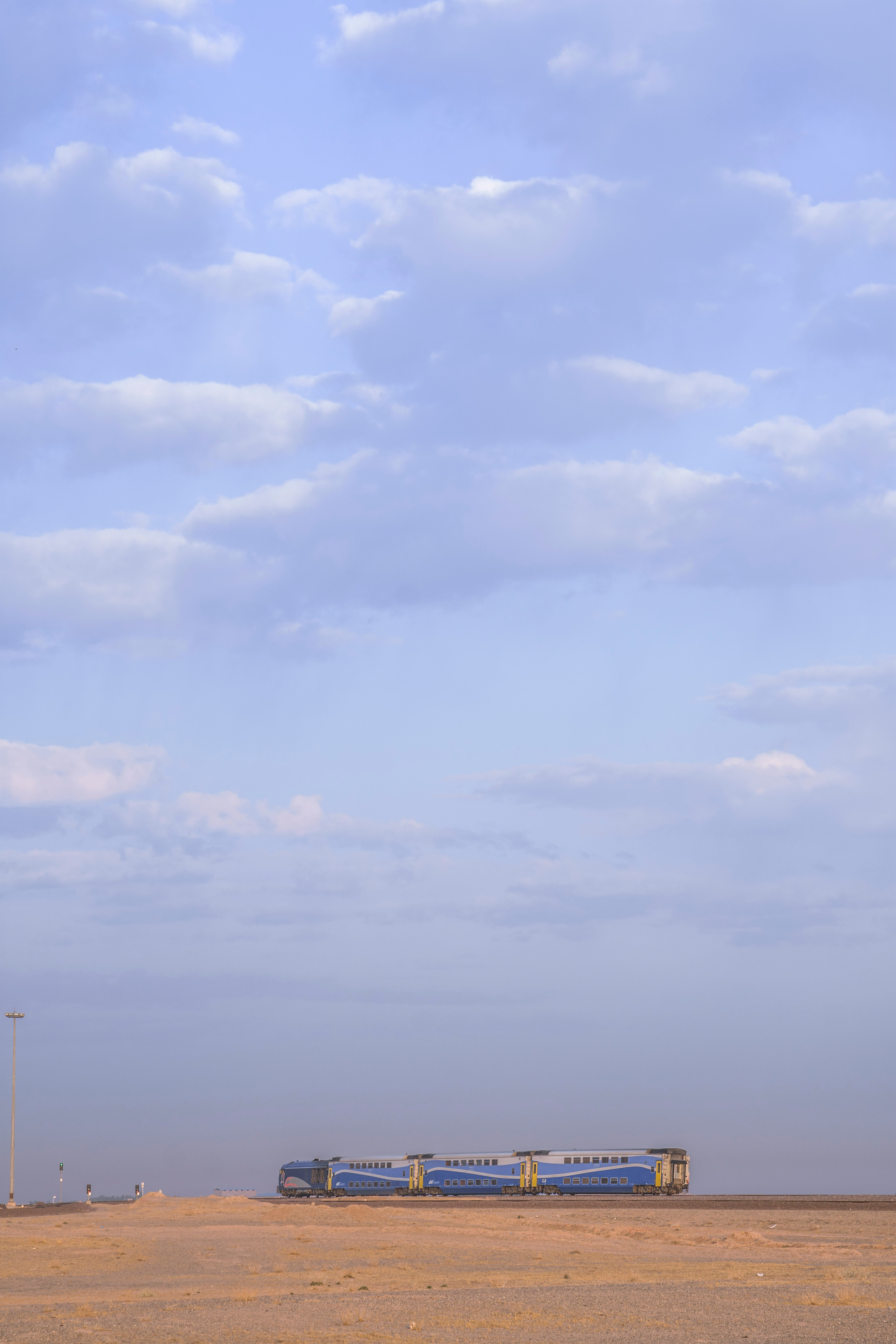 white clouds over the sea