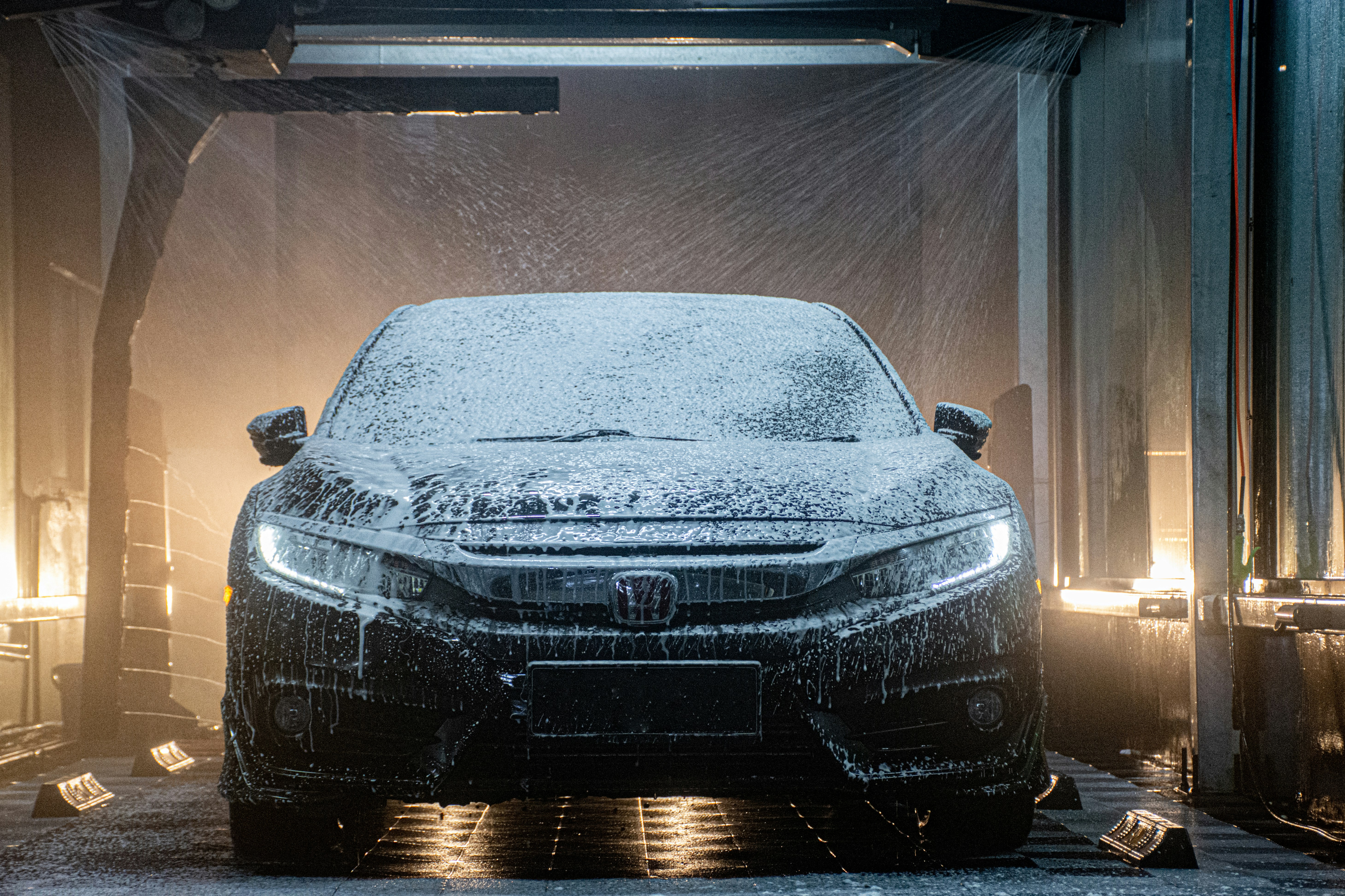 Exterior car washing