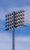 gray and black metal lamp post