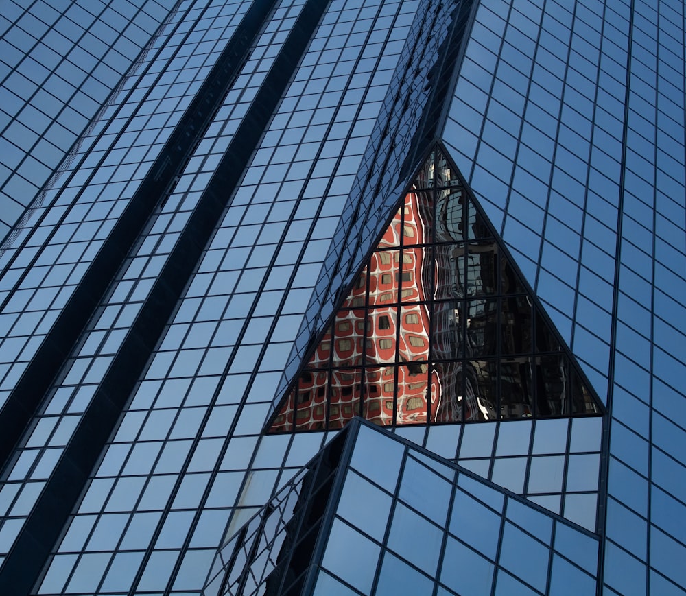 black and brown glass building