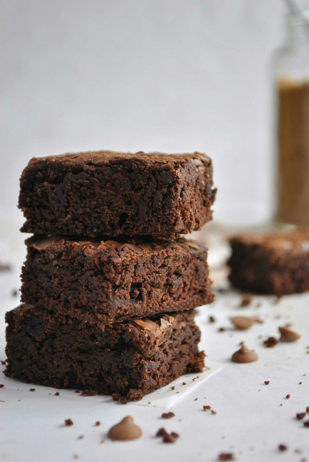 brown cookies on white table