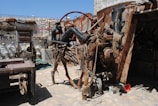 brown and black metal machine