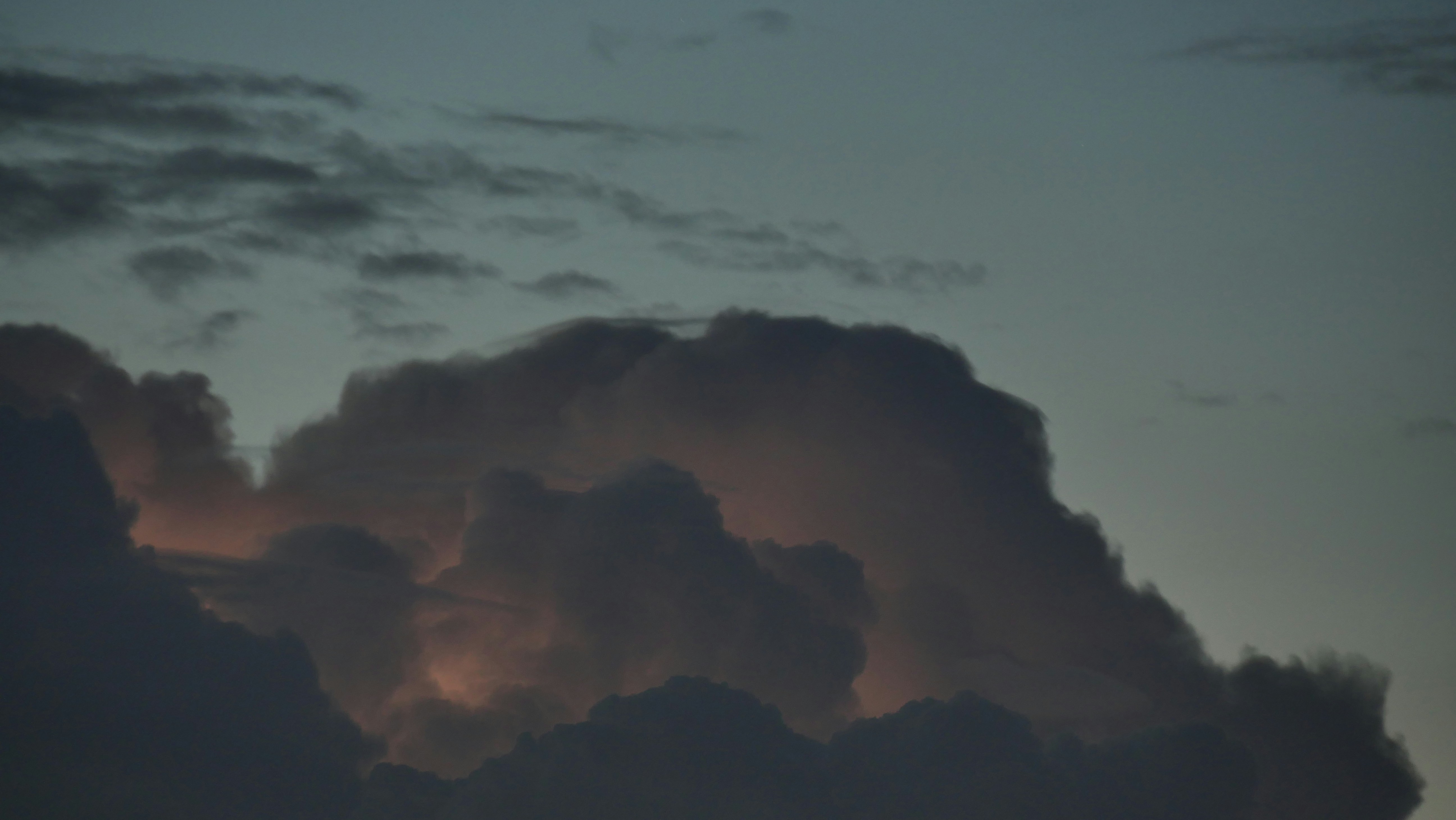 white clouds and blue sky