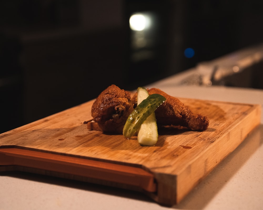 brown bread on brown wooden chopping board