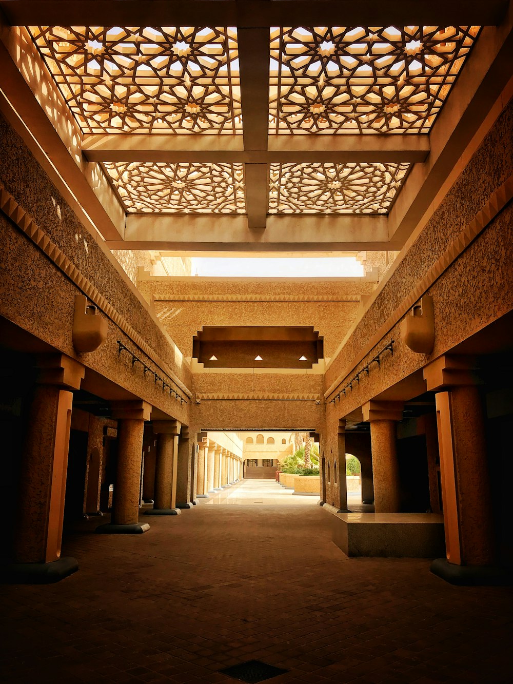 brown and white concrete building