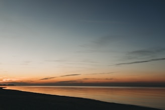 A serene horizon blending into a digital network, symbolizing elevated thinking and synthesis of intelligence.