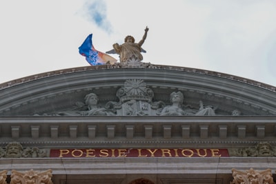 An artistic representation of classic poets like Baudelaire and Ronsard.