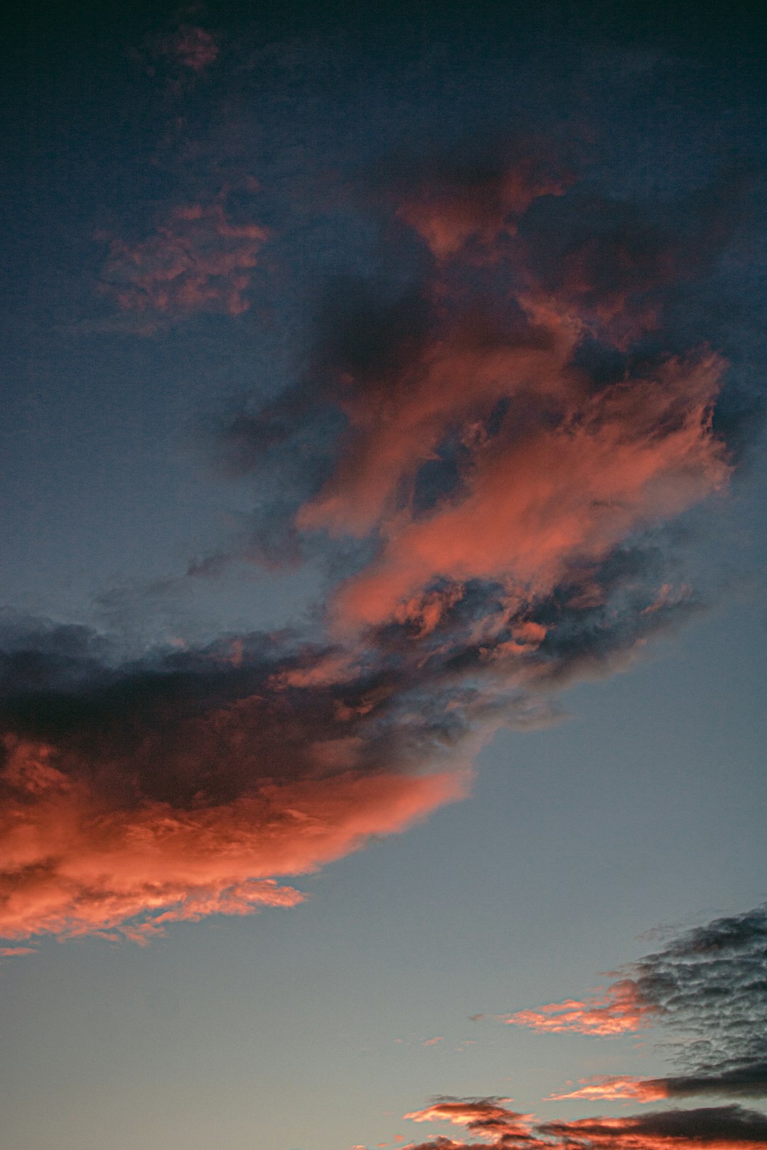 orange and blue cloudy sky during sunset